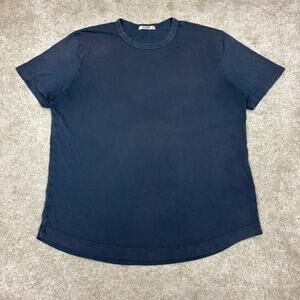 Buck Mason Curved Hem Slub Cotton Short Sleeve T Shirt Men's Medium